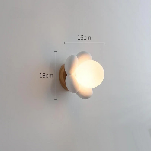Arandela de Parede Flor LED 3 Cores