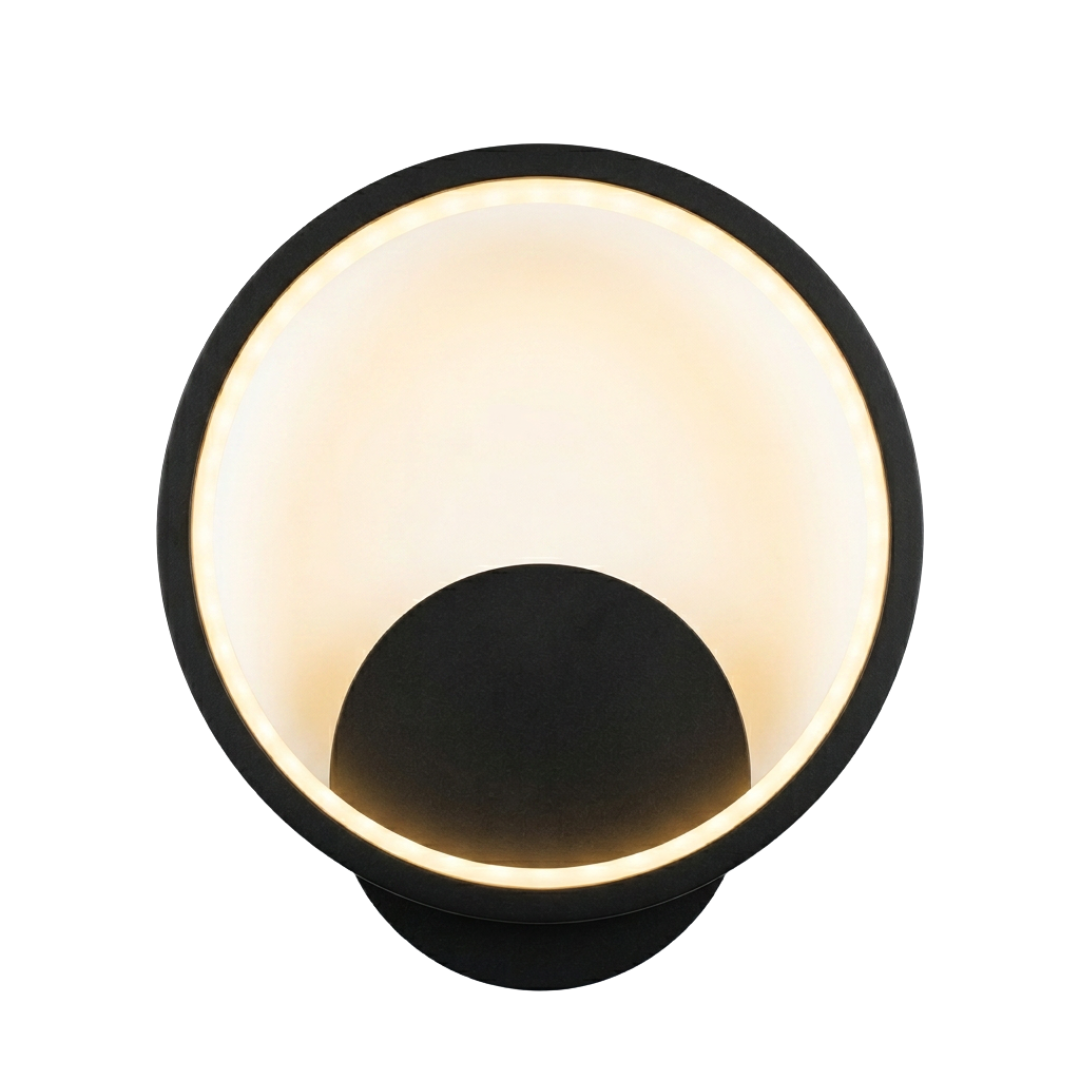 Arandela de Parede LED Circular Interna Bivolt com Difusor Slim para Sala e Quarto Orbe