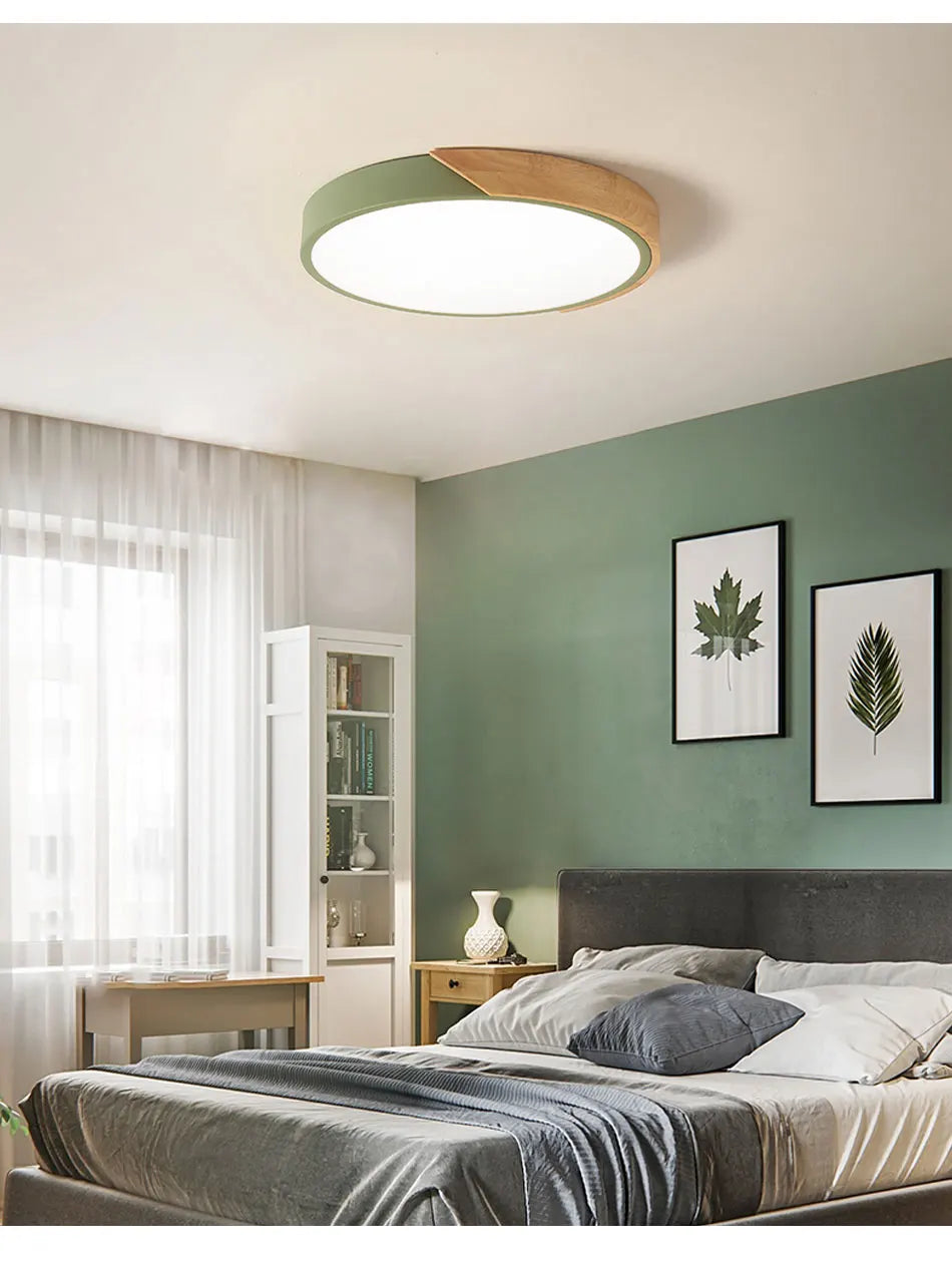 Plafon LED Sobrepor Ultrafino Design Moderno C/ Controle