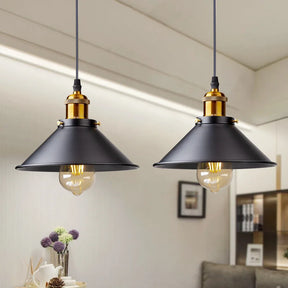 Luminária Pendente Vintage Industrial Retrô em Ferro para Cozinha Sala Loft Restaurante