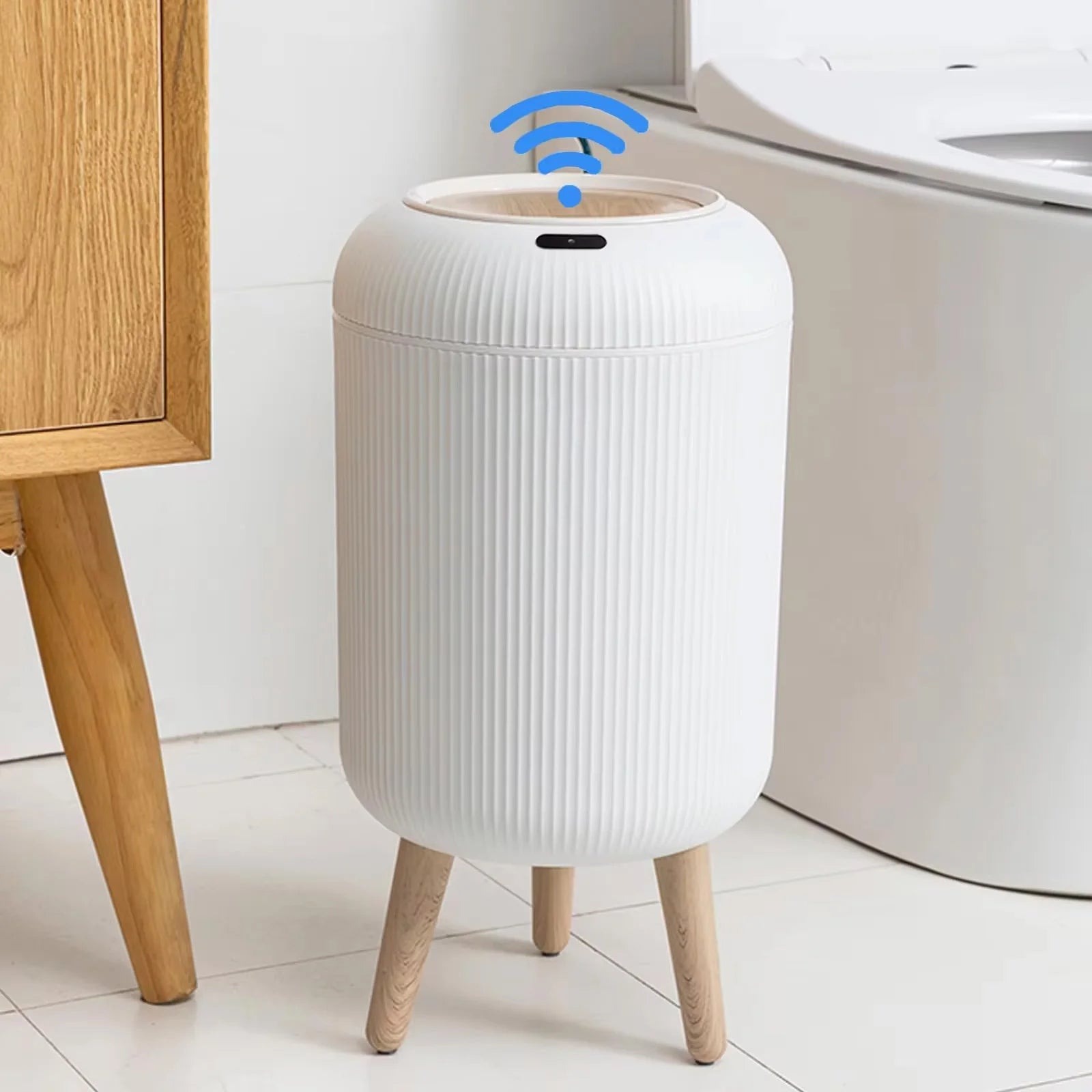 Lixeira Automatica com Sensor de Movimento 10L para Banheiro e Cozinha Silhouette