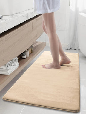Tapete Para Banheiro Antiderrapante Absorvente Veludo Miabeli
