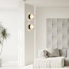 Arandela LED de Vidro Luxo Minimalista 18cm