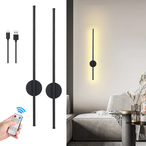 Arandela LED Moderna Minimalista Sem Fio com Controle Remoto