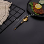 Conjunto de Talheres de Luxo Inox Vintage