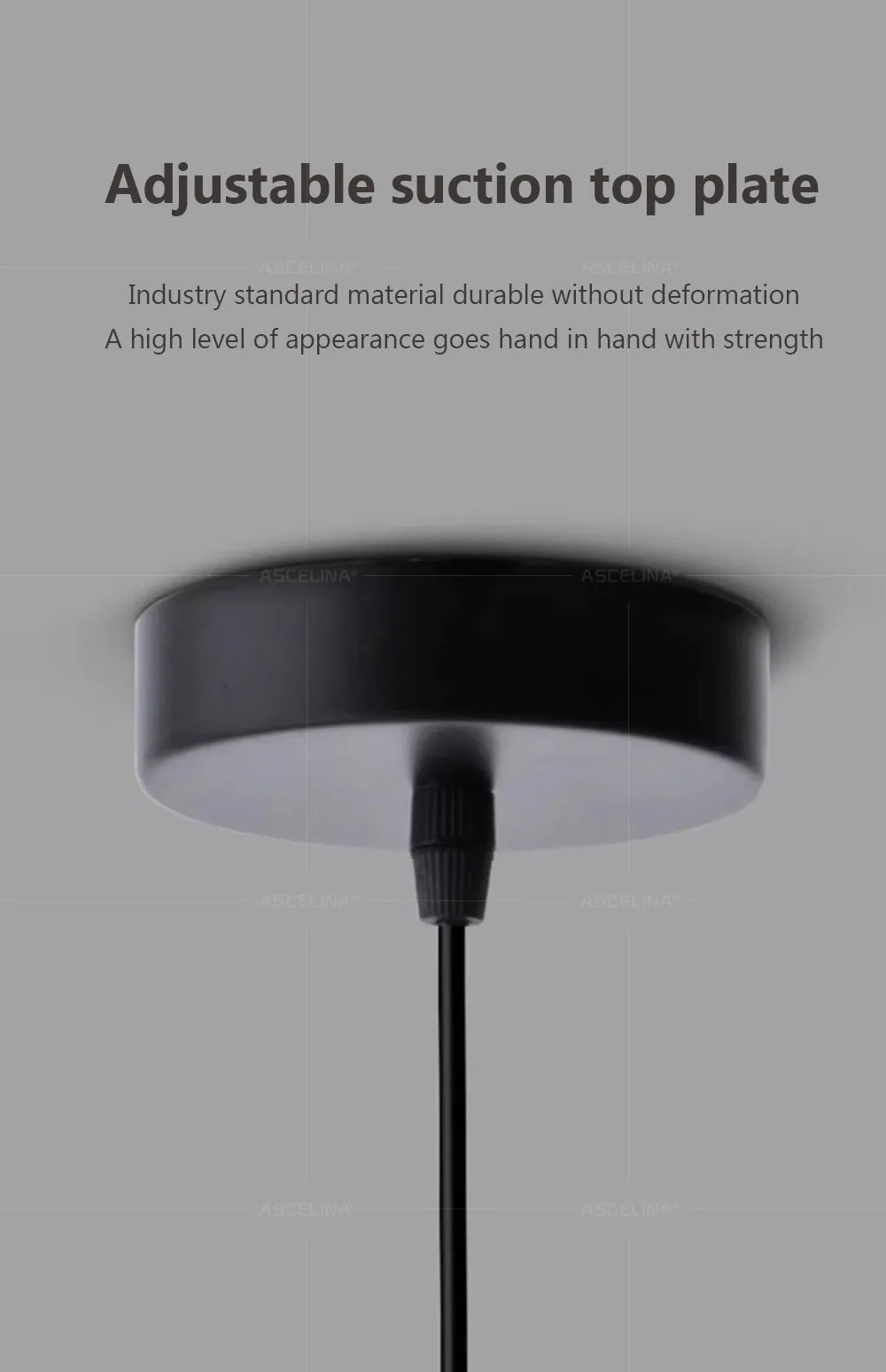 Luminária Nórdica Pendente de Vidro Fumê Luxo