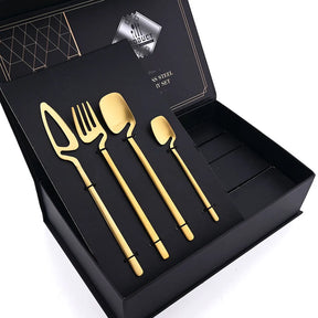 Conjunto de Talheres Inox 32pcs Luxo