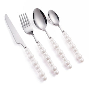Conjunto de Talheres ColorPearl Delight – Estilo & Elegância em Cada Detalhe