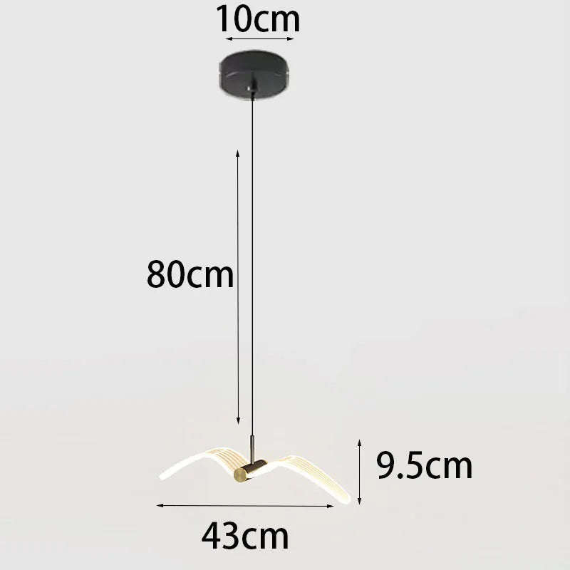 Arandela Minimalista Gaivota