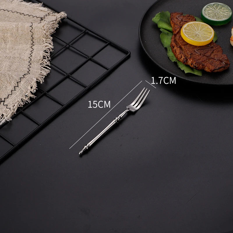 Conjunto de Talheres de Luxo Inox Vintage