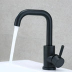 Torneira Misturador Monocomando Aco Inox 304 Acabamento Escovado para Banheiro Leva