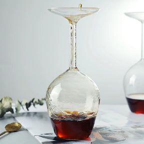 Decoração Taça Vinho Criativo em Vidro