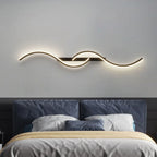 Arandela de Parede LED Efeito Onda em Aluminio com Resina Miabeli