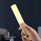 Luminaria de Parede com Sensor de Movimento Sem Fio Recarregavel USB LED Quente