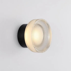 Arandela LED de Vidro Luxo Minimalista 18cm