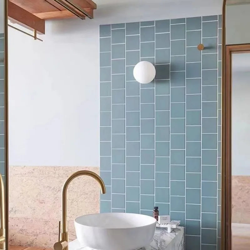 Arandela de Parede Bola Minimalista Vidro Miabeli