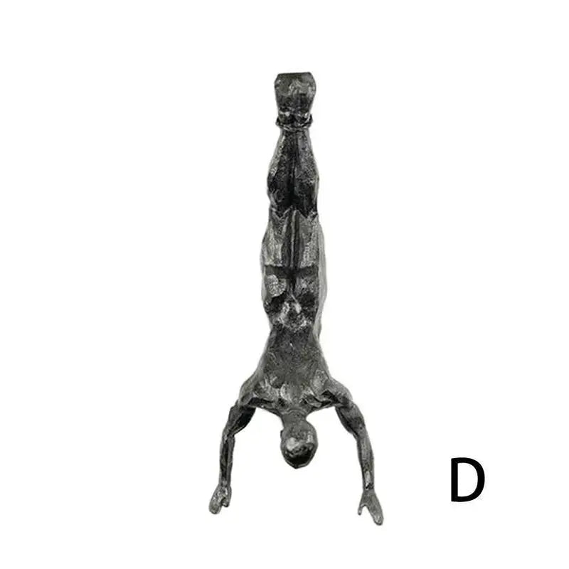 Escultura de Parede Atleta Escalador Resina Decorativa