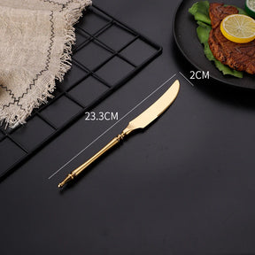 Conjunto de Talheres de Luxo Inox Vintage