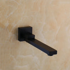 Torneira de Parede com Misturador para Banheiro Agua Quente e Fria 21,5cm Valvula Ceramica Bico Giratório 360 Visen