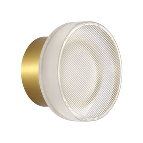 Arandela LED de Vidro Luxo Minimalista 18cm