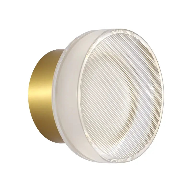 Arandela LED de Vidro Luxo Minimalista 18cm