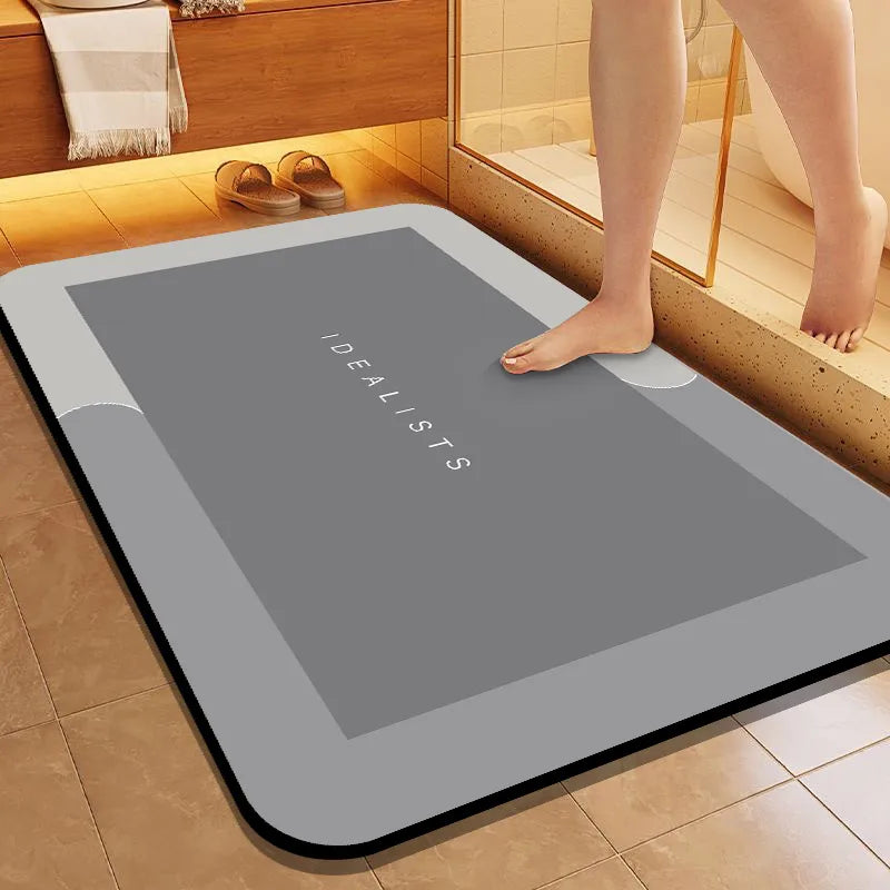 Tapete Antiderrapante Super Absorvente Premium em Microfibra - Miabeli