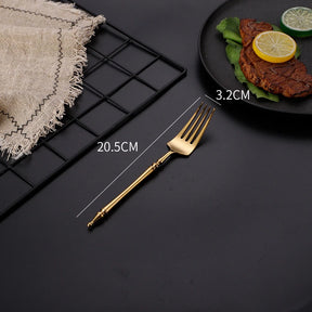 Conjunto de Talheres de Luxo Inox Vintage