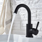 Torneira Misturador Monocomando Aco Inox 304 Acabamento Escovado para Banheiro Leva