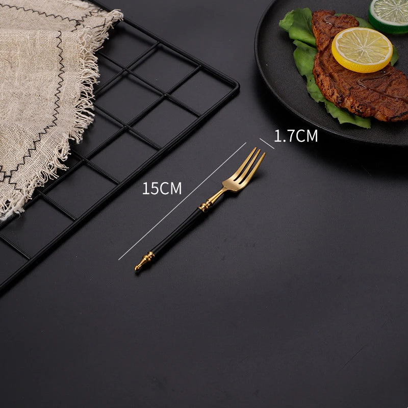 Conjunto de Talheres de Luxo Inox Vintage