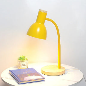 Luminária de Mesa LED Nordic Base em Madeira