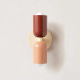Vermelho & Salmão (Creme)