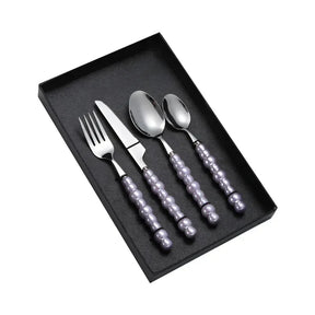 Conjunto de Talheres ColorPearl Delight – Estilo & Elegância em Cada Detalhe