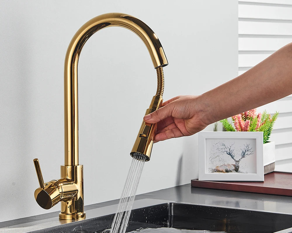 Torneira Bica Alta Misturador Monocomando Flexivel Valvula Ceramica para Cozinha Rivoli