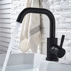 Torneira Misturador Monocomando Aco Inox 304 Acabamento Escovado para Banheiro Leva