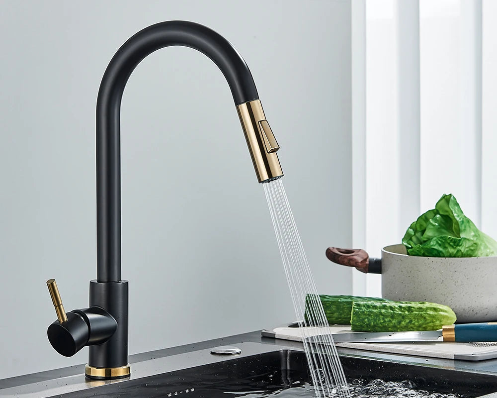 Torneira Bica Alta Misturador Monocomando Flexivel Valvula Ceramica para Cozinha Rivoli