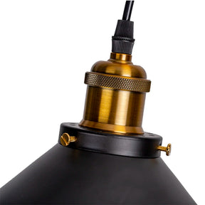 Luminária Pendente Vintage Industrial Retrô em Ferro para Cozinha Sala Loft Restaurante