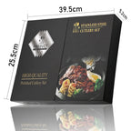 Conjunto de Talheres Dourados Inox 24 Peças Luxo