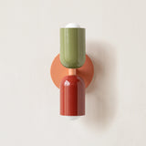 Verde & Vermelho (Salmão)