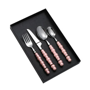 Conjunto de Talheres ColorPearl Delight – Estilo & Elegância em Cada Detalhe