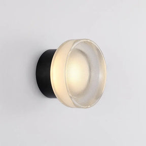 Arandela LED de Vidro Luxo Minimalista 18cm