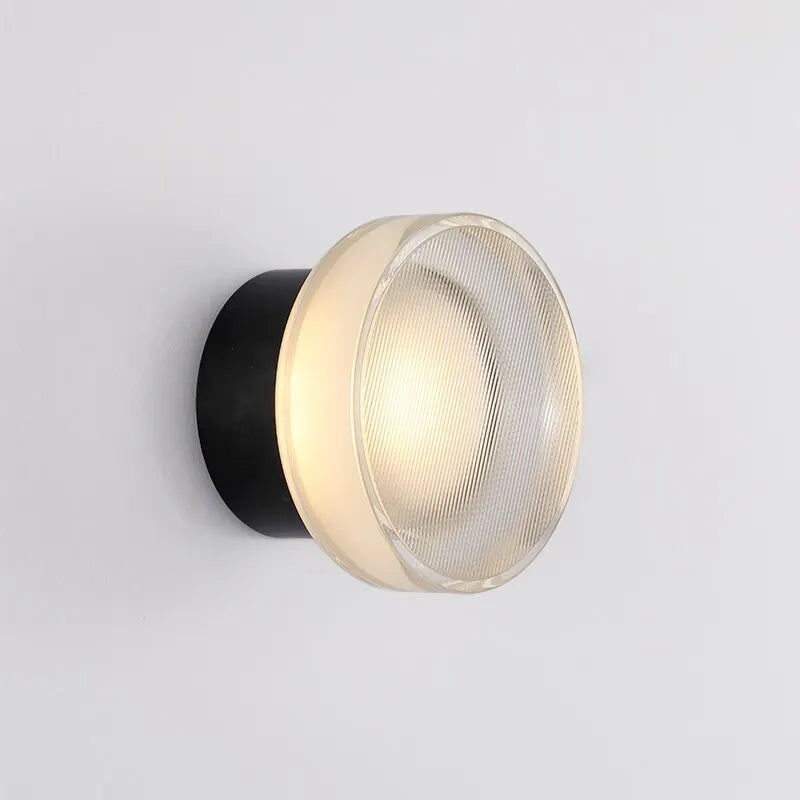 Arandela LED de Vidro Luxo Minimalista 18cm