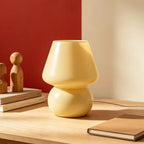 Mushroom-Shaped Glass Table Lamp
