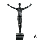 Escultura de Parede Atleta Escalador Resina Decorativa