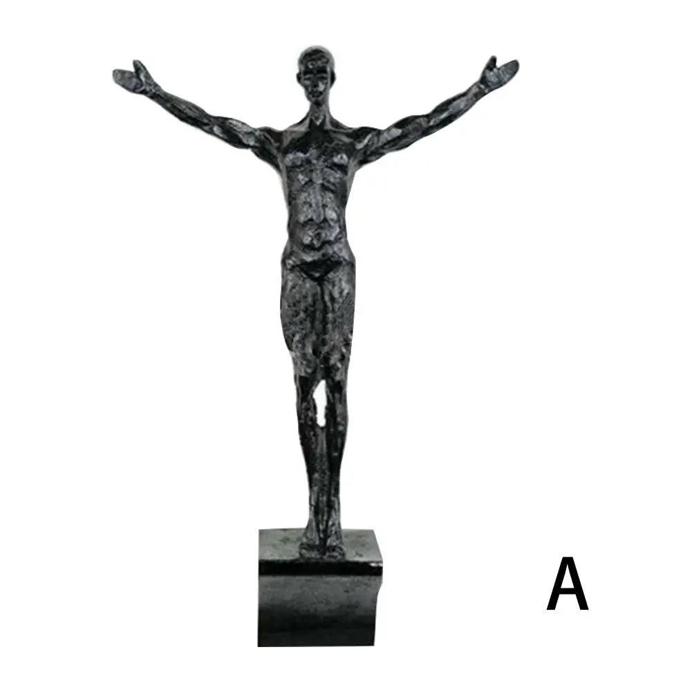 Escultura de Parede Atleta Escalador Resina Decorativa