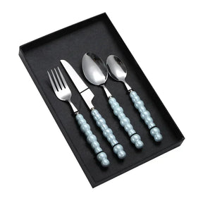 Conjunto de Talheres ColorPearl Delight – Estilo & Elegância em Cada Detalhe