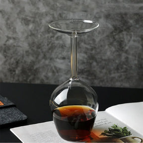 Decoração Taça Vinho Criativo em Vidro