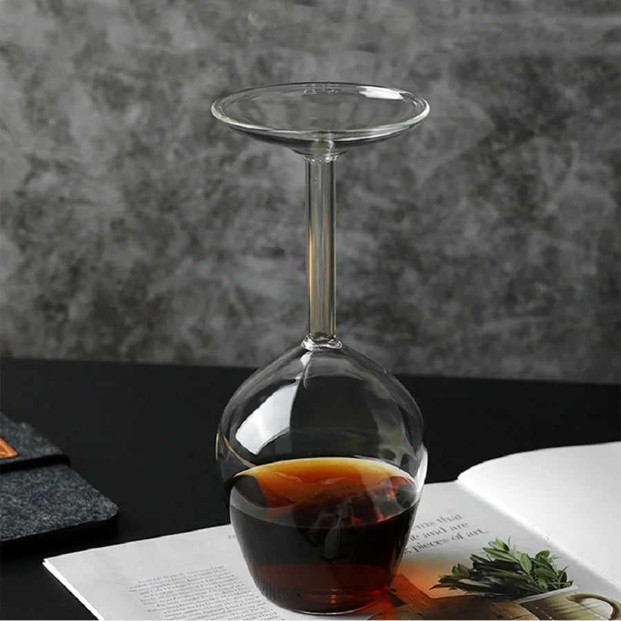 Decoração Taça Vinho Criativo em Vidro