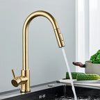 Torneira Bica Alta Misturador Monocomando Flexivel Valvula Ceramica para Cozinha Rivoli