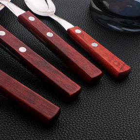 Kit Talheres Churrasco Inox 24pcs Miabeli