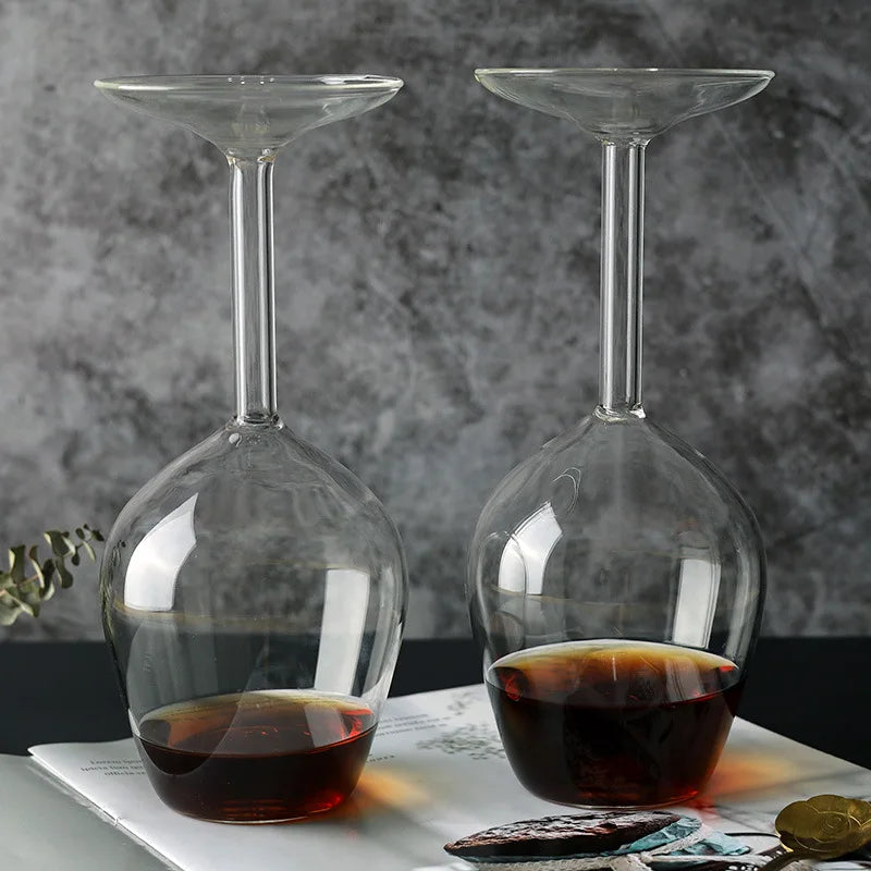Decoração Taça Vinho Criativo em Vidro
